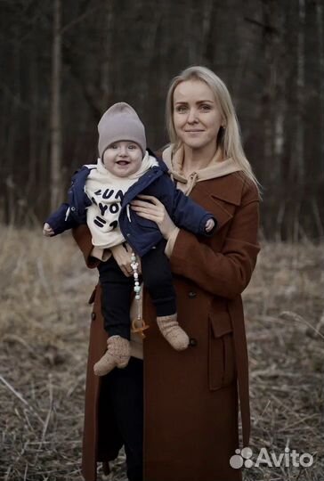 Детский комплект шапка и снуд 6-9 месяцев