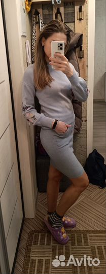 Костюм вязаный