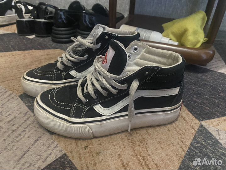 Кеды vans высокие