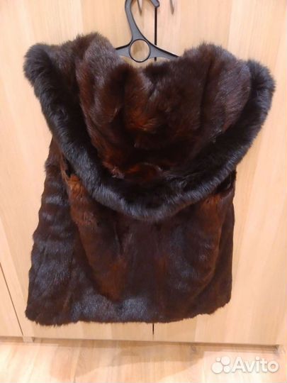 Жилет, мех сурка