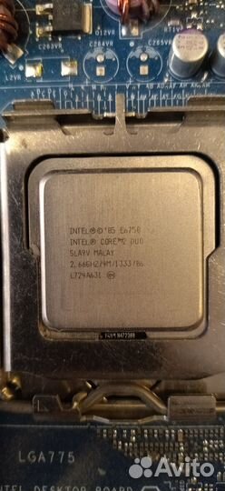 Материнская плата с процессором/памятью/картой