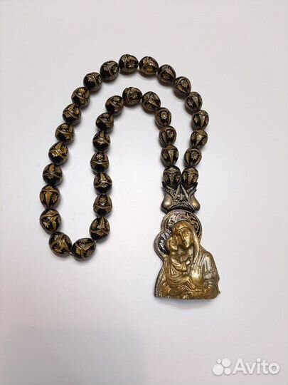 Чётки ручной работы Божья матерь