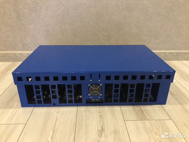 Корпус майнинг фермы 8 карт тихий готовый