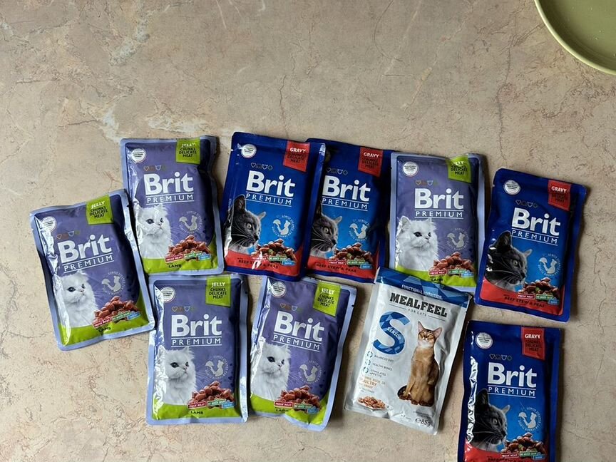 Влажный корм для кошек Brit premium