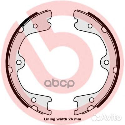Колодки тормозные барабанные S56546 S56546 Brembo