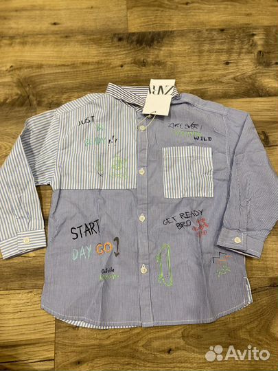 Рубашка на мальчика zara