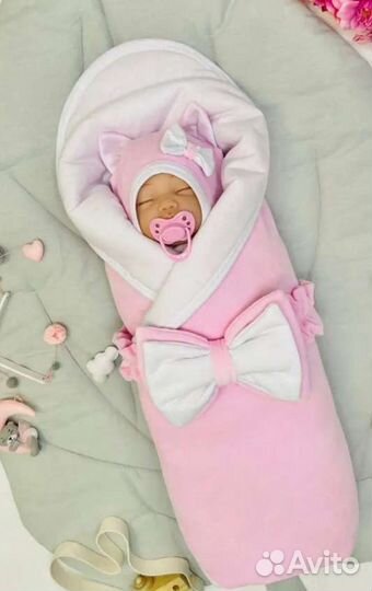 Комплект на выписку для девочки осень