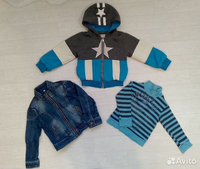 Вещи/одежда пакетом для мальчика 104 110