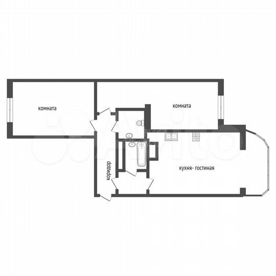 2-к. квартира, 102,6 м², 11/13 эт.