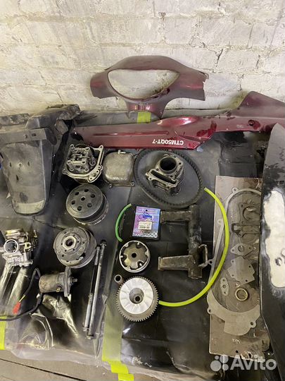 Запчасти на скутер 139qmb