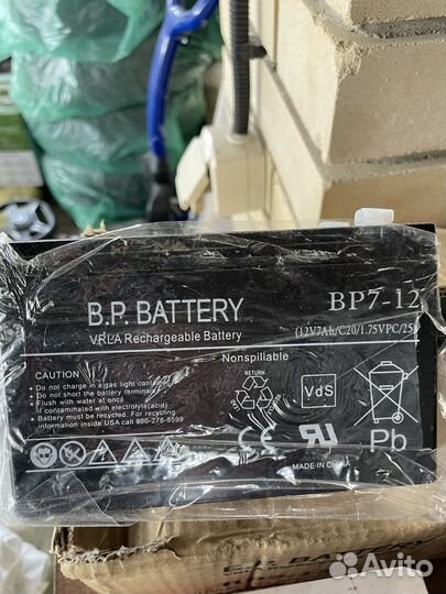 Аккумулятор BB Battery BP7-12