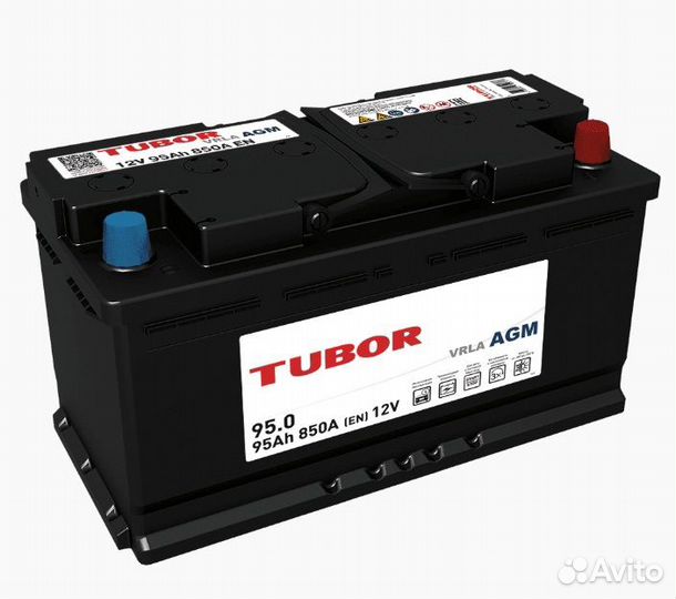 Аккумулятор AGM 95 ач Tubor на Bmw Mercedes Audi
