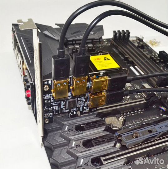 PCI e от1 до 4 PCI e адаптер PCIe от1x до 16x USB