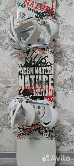 Сноуборд Nature 153cm+крепления Burton