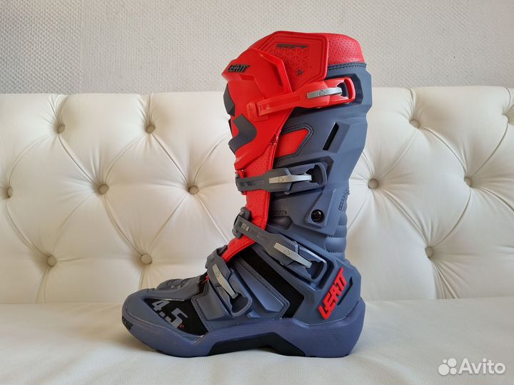 Эндуро Мотоботы Leatt 4.5 Enduro Графен Красный