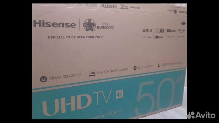 Смарт тв 50 дюймов ультра, новый