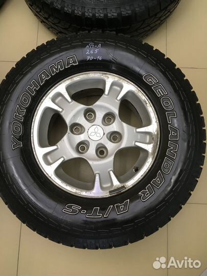 Диски с резиной R16 Mitsubishi Pajero 3