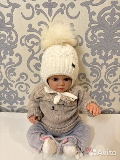 Шапка зимняя для девочки 46 48