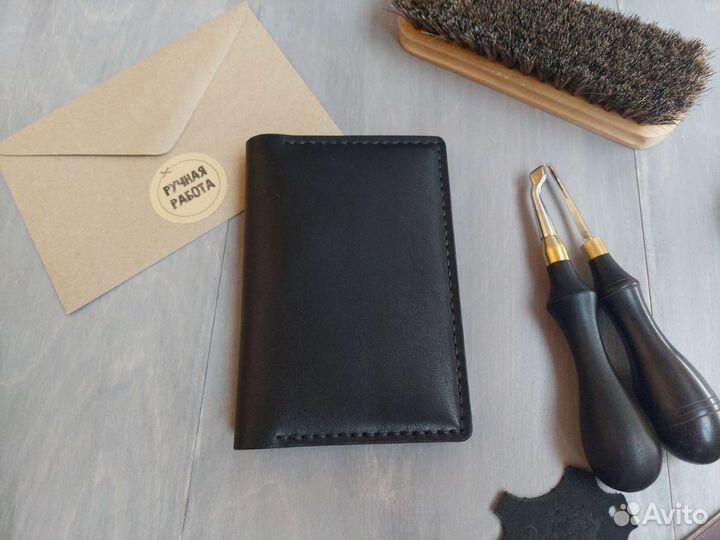 Докхолдер для автодокументов кожа натуральная