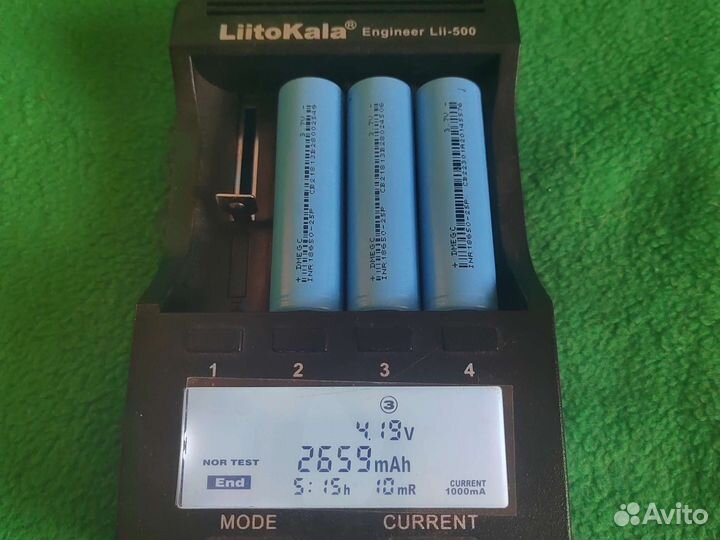 Аккумуляторы высокотоковые 18650 2,5Ah. 10C.(25A)