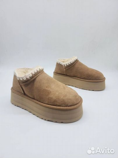 Угги Ugg женские на платформе с мехом 36-41