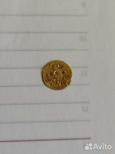 Золотой жетон 18в