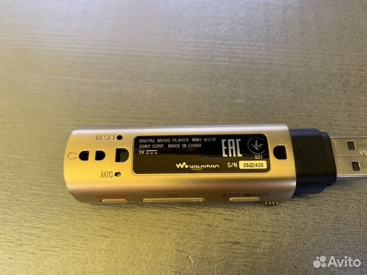 Mp3 плеер sony walkman nwz-b173f
