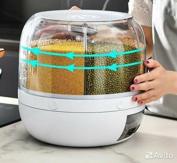 Органайзер для хранения сыпучих, на кухне