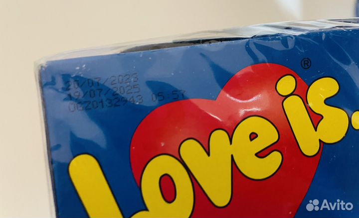 Жвачка love is из 90-х коробка 100 шт