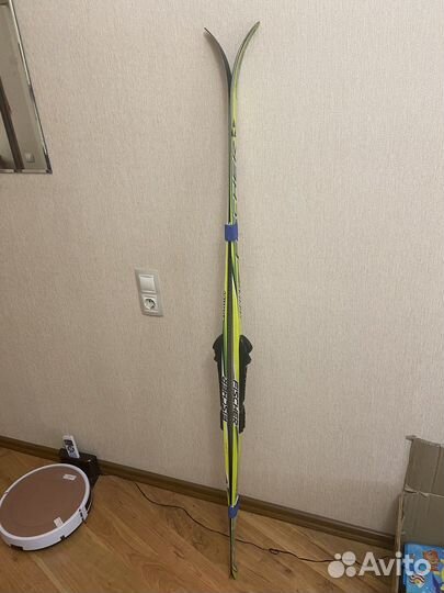 Лыжи беговые 160см Fisher с насечками