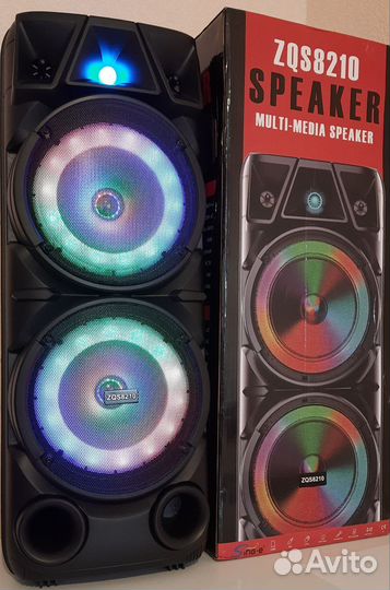 Большая блютуз колонка с караоке