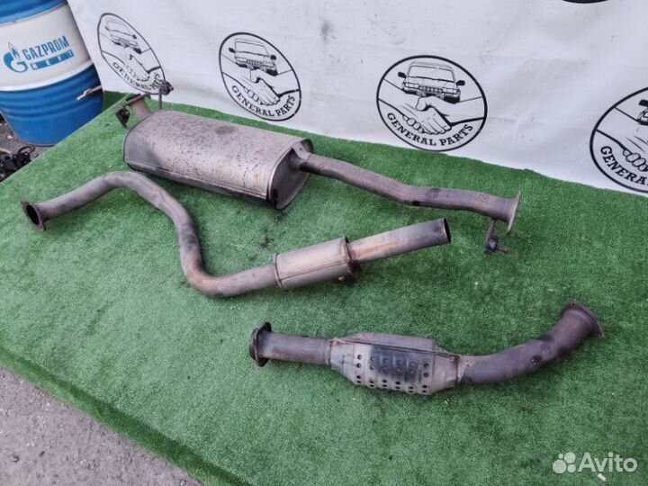 Глушитель в сборе Toyota Land Cruiser Prado KZJ95