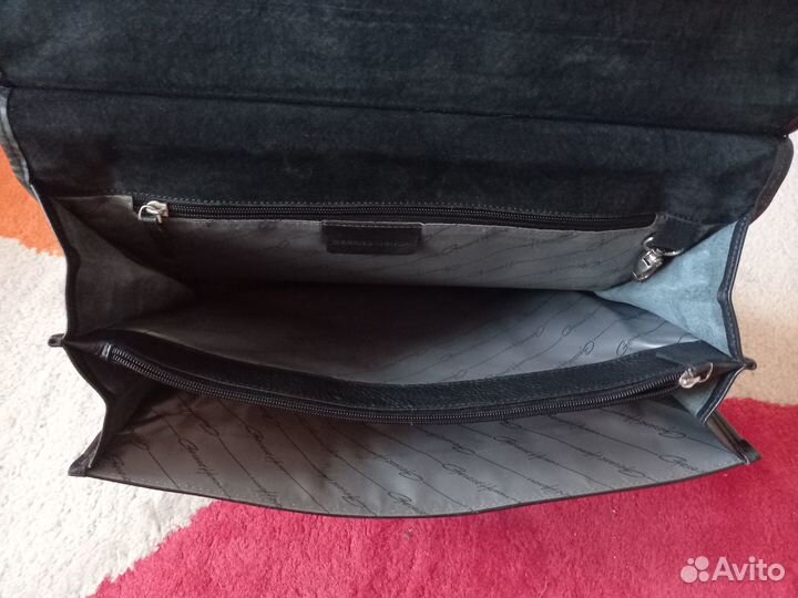 Мужской портфель из натуральной кожи Gerard Henon