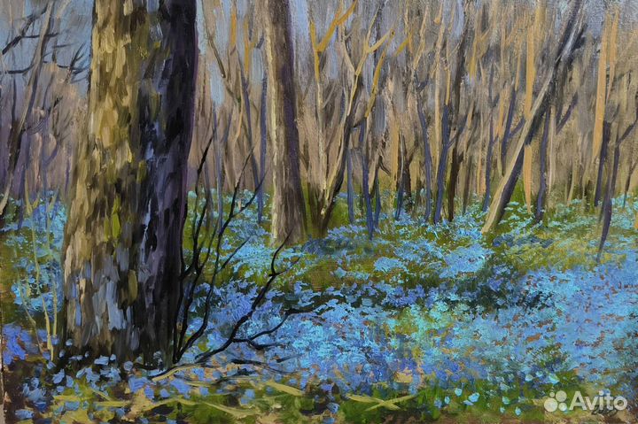 Этюд Первоцветы 20 на 30