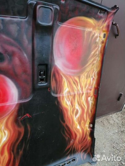 Потолок с аэрографией на ваз 2109