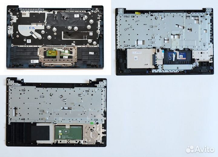 Топкейсы разные б/у Lenovo без клавиатур
