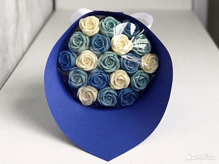 Букет из шоколадных роз, шоколадные розы