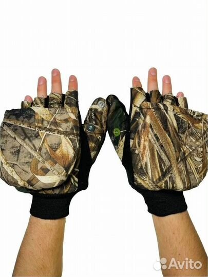 Варежки трансформер тактические (камуфляж)