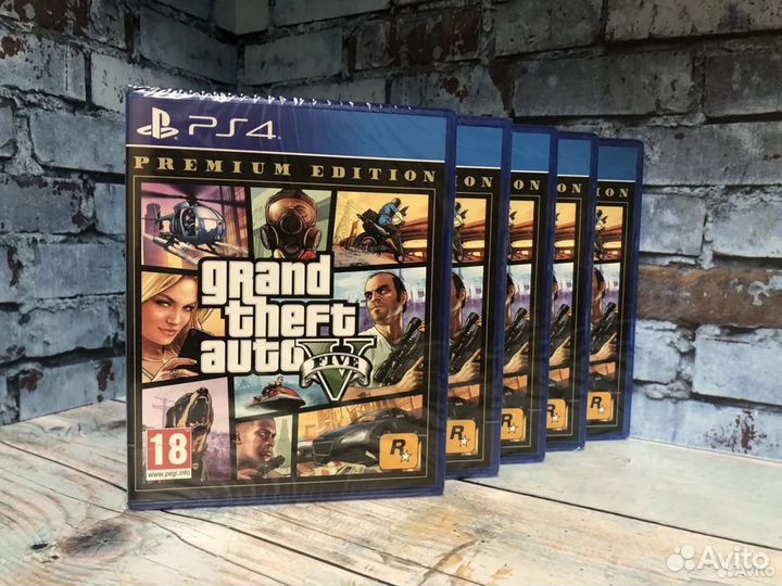 Диск Gta 5 ps4