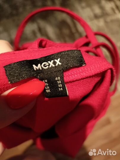 Красное платье Mexx