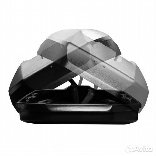 Автобокс LUX tavr 197 черный матовый 520 л