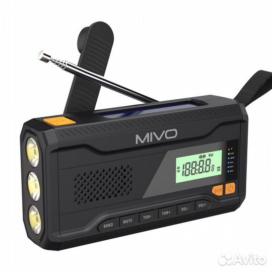 Многофункциональный походный FM радиоприемник Mivo