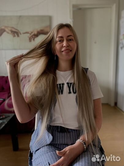 Наращивание волос на лентах