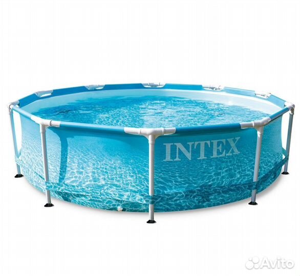 Каркасный бассейн intex Metal Frame 305х76см4485л