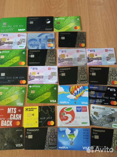 Коллекция банковских карт