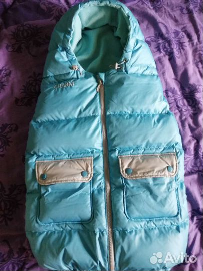 Зимний конверт в коляску