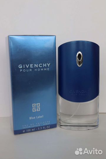 Мужские духи Живанши синие 100мл