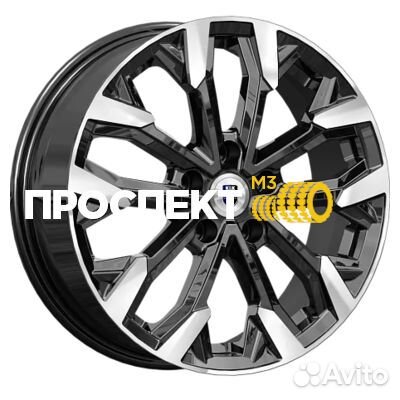 Диск 6,5x17/5x114,3 ET37 D66,6 Морейн (кс1046) Алмаз черный