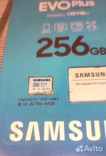 Карта памяти Samsung EVO+ Pro 128/256/512 оригинал