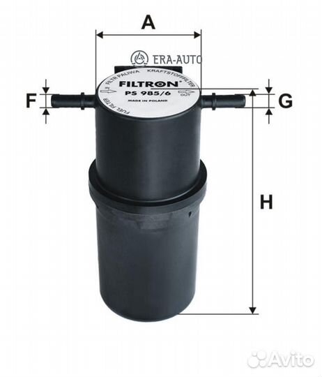 Filtron PS985/6 Фильтр топливный